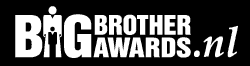 Big Brother Awards Netherlands - Banner 2 zwart